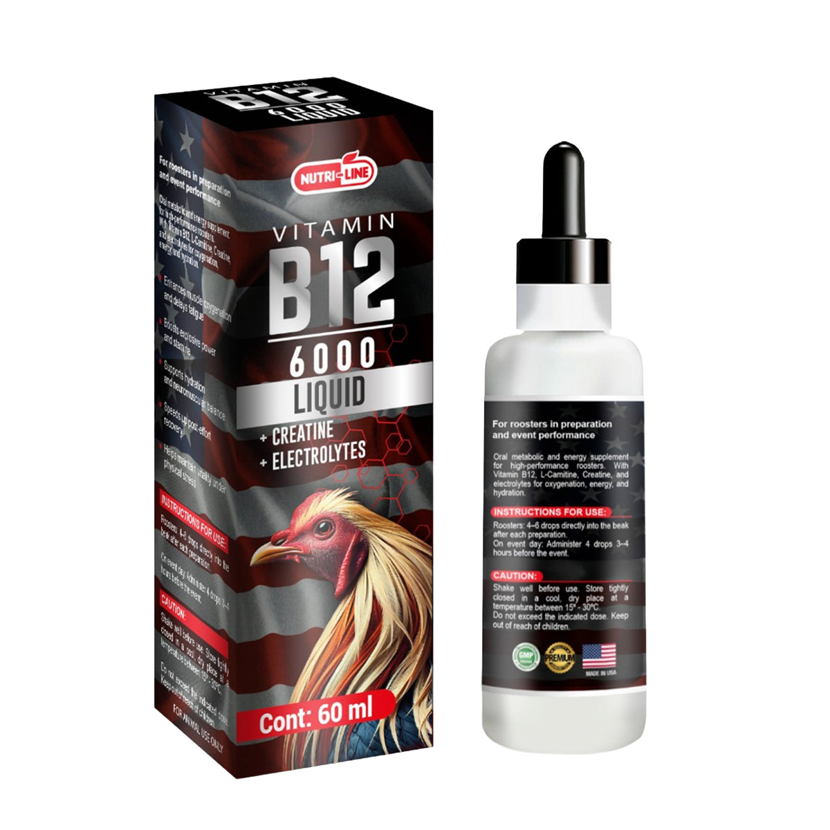 Vitamin B12 6000 Liquid – 60 ml