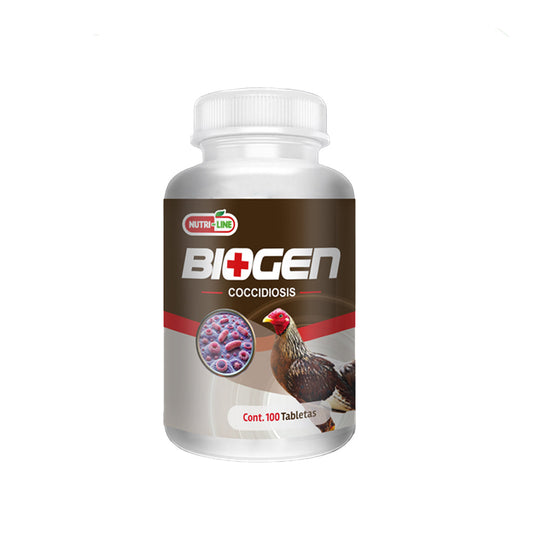 Biogen Coccidiosis. Biogen está formulado para prevenir y tratar la coccidiosis en aves de corral, reforzando el sistema inmunológico y mejorando la salud intestinal. 