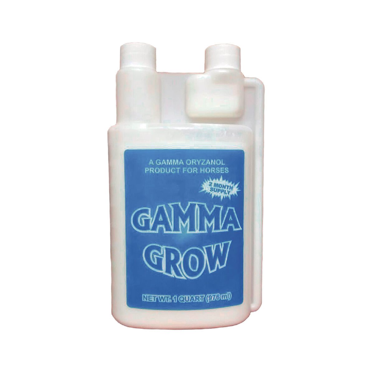 Gamma Grow es un suplemento natural, actúa como una alternativa para estimular el aumento de masa muscular y mejorar la condición corporal de los caballos.