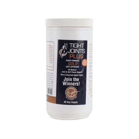 Tight Joints PLUS brinda a tu caballo una de las combinaciones más efectivas para apoyar la salud articular, la movilidad y el rendimiento.